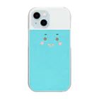 IMABURAIのA smile of happiness Clear Smartphone Case