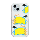 tanpopousagiのサイのpyaara Clear Smartphone Case