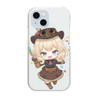 NO MAGIC RELIC HUNTERのNO MAGIC RELIC HUNTER #セレニウム ちゃんお祝い Clear Smartphone Case