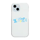 ライブバブ inSUZURIのブルーメガロポリス Clear Smartphone Case