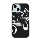 売る者のリラックス猫ちゃん Clear Smartphone Case