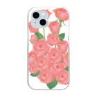 みさとの薔薇の花束 Clear Smartphone Case