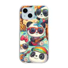 miho0807の可愛い動物 Clear Smartphone Case