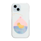 モノウサワールドの水ヨーヨーに住むアヒルさん① Clear Smartphone Case