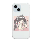 🐻 kumahana 🌷のラブハート🫶 Clear Smartphone Case