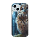 yuriseのフクロウ🦉グッズ Clear Smartphone Case