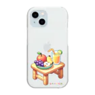 脂身通信Ｚのおやつの時間。_240711 Clear Smartphone Case