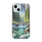 日曜大工の暑中お見舞い？ Clear Smartphone Case