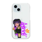 FS108(ファンタジスタ入れ歯)イラスト　絵描きの和彫りちゃん Clear Smartphone Case
