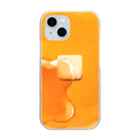 いちこ🍓のまんまるホットケーキ Clear Smartphone Case