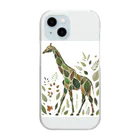 ロボぞう工務店のキリンの空中庭園 Clear Smartphone Case