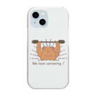 なないろLab.のWe love canoeing ! Clear Smartphone Case