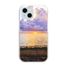 orange_honeyの夕焼け10 Clear Smartphone Case