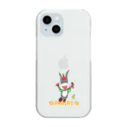 おバカなロバと仲間たちのおバカなロバ&コマル Clear Smartphone Case