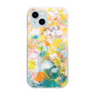 Miku Kafuu ArtsのMikuカフーアーツ【音の響き♫シリーズ】 Clear Smartphone Case