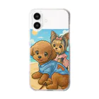 マロンとショコラの大冒険のマロンとショコラの休日リゾート Clear Smartphone Case