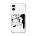 ネコニスズのねえねえ、あのさのねえあのコミック風デザイン Clear Smartphone Case