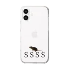 SSSSのワンポイントチョッピー Clear Smartphone Case
