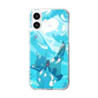 Haるの「青に沈む。」 Clear Smartphone Case