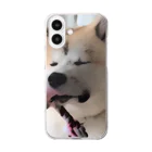 TENnosuke.Akitaのいつも眠い犬スマホケース Clear Smartphone Case