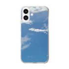 青い空の青空スマホケース Clear Smartphone Case