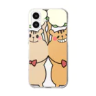 ちゃろ子リス⭐️のちゃろリスくん Clear Smartphone Case