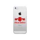 とこ屋のAKA_BEKO Clear Smartphone Case