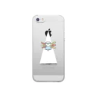 ユユマルのスケルトンGOD CAT Clear Smartphone Case