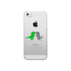 niko2019の恐竜とわんこ Clear Smartphone Case