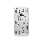 hilo tomula トムラ ヒロのThe Doggone Dog Is Mine パターン Clear Smartphone Case