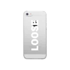 Looseのlogo case クリアスマホケース