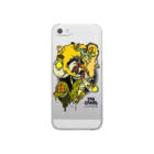 The World of YELLOW JUNKIEのYELLOW JUNKIE 「The カオス」 Clear Smartphone Case