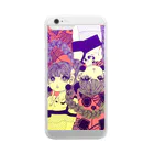 Rena Tsukiji - illustration goodsの悪魔と天使 Clear Smartphone Case