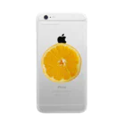 ちるまの店のオレンジ Clear Smartphone Case