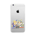 まーくん🐕ちーやん🐈のゲーム中のまーちー Clear Smartphone Case