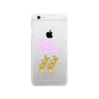 SUZURI×ヤマーフのDANCE RABBIT POPPING Clear Smartphone Case