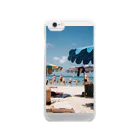 yokophotoshopのsummer vacation Clear Smartphone Case