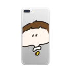 ▷            chiroruのおかっぱちゃん ( ドアップ ver ) Clear Smartphone Case