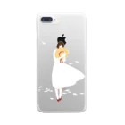 - さらさら -の帽子とワンピース Clear Smartphone Case