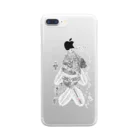 sanpunkan-projectの魚潜水艦iPhoneケース Clear Smartphone Case