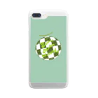 SweatMelonRecordsのSweat Melon Records Melonball Clear Smartphone Case