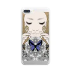 STUDIO-E.Z.O.のButterfly Psychedelic "E.ZO.Design" Clear Smartphone Case