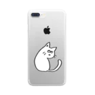 SENBIKI舎のふりむくねこ Clear Smartphone Case