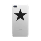 SYMBOLのBlack Star クリアスマホケース