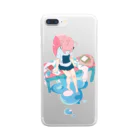 Ujico*/Snail’s HouseのL'été Clear Smartphone Case