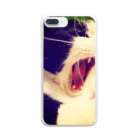 猫力(CAT POWER)のテトちゃ1 Clear Smartphone Case