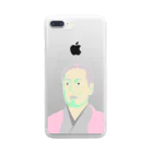 ainojimaのYUKICHI FUKUZAWA Clear Smartphone Case