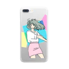 マキノノマのミニスカポップ Clear Smartphone Case