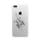 I'm not a robotのRibs Clear Smartphone Case