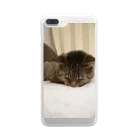 工房かみりゅんの家の猫　茶虎 Clear Smartphone Case